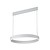 Hanglamp design LED rond bruin, zwart, wit 22W 571mm Ø