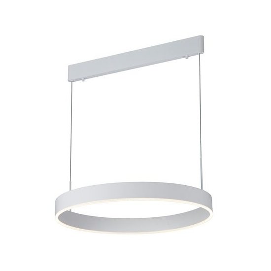 Fantasia Fantasia Pure Rond LED pendant light white, aluminium, Ø 571 mm, 22W, 1540 lumen, 3000K warm white, IP20