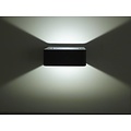 Aplique exterior Fantasia LED 5W grafito IP54 - 120x145x45mm, 400 lúmenes, 3000K blanco cálido