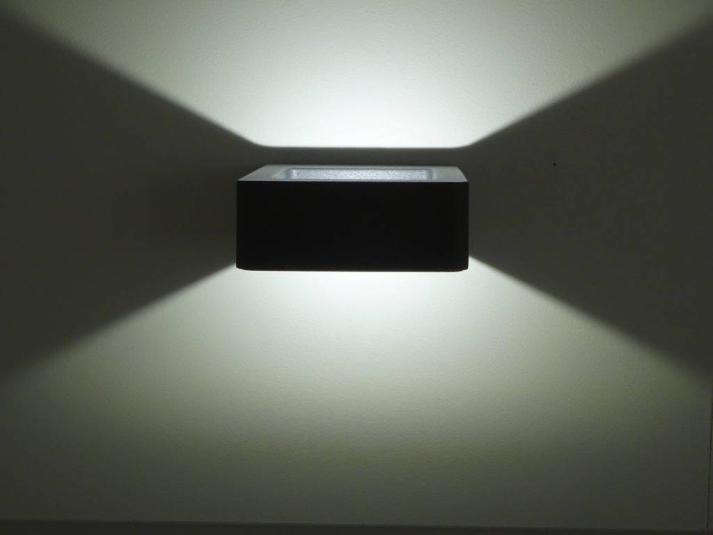 Applique Murale extérieur blanc aluminium 9W 100-240V 120º LED