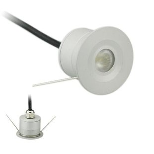 Small recessed spotlight LED 3W IP67 30° round