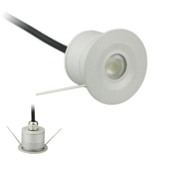 Pequeño foco empotrable LED 3W IP67 30° redondo