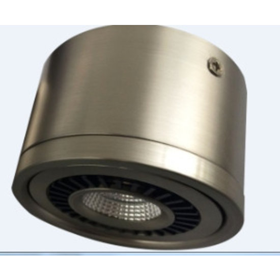 Spot plafond design blanc, noir sans transfo 360° 7W