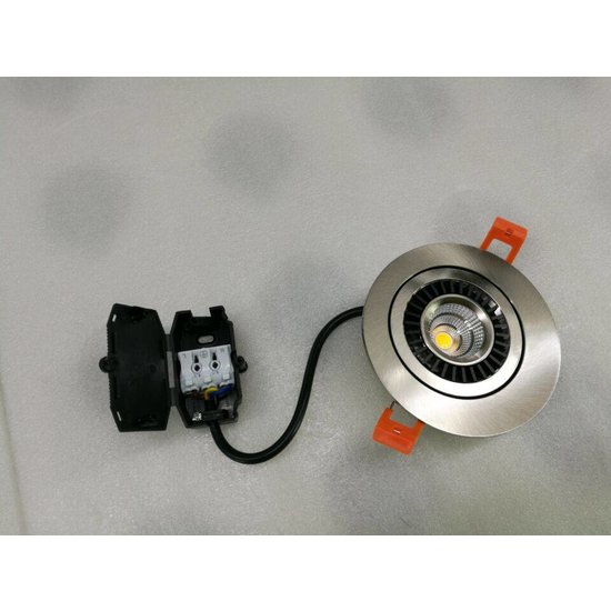 Recessed spot tiltable without transformer LED 7W