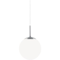 Lámpara colgante Cafe bola de vidrio Ø25cm blanco ópalo