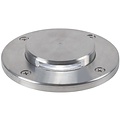 Nordlux Nordlux Tilos runder LED-Bodenstrahler, graues Aluminium - Durchmesser 95 mm, Hoehe 145 mm, GU10-Fassung