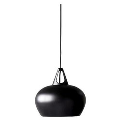 Lampe à suspension japonaise 29 cm Ø - 38 cm Ø noire