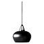 Nordlux Belly Pendelleuchte 38 cm Ø, schwarzes Metall, E27-Fassung, 300 cm verstellbares Kabel, Leuchtmittel nicht enthalten