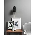 Wandlamp Scandinavisch design LED konisch wit, zwart