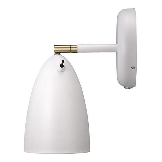 Wandlamp Scandinavisch design LED konisch wit, zwart