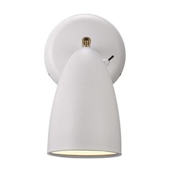 Wall lamp Scandinavian design LED conical white, black