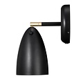 Wandlamp Scandinavisch design LED konisch wit, zwart
