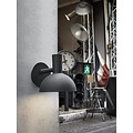 Nordlux Arki aplique de pared exterior, estilo industrial galvanizado, casquillo E27, IP54, 20x26 cm, bombilla no incluida