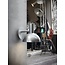Nordlux Arki industrial outdoor wall light, galvanized finish, E27 fitting, IP54, 20x26 cm, bulb not included
