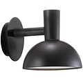 Nordlux Arki industrial outdoor wall light, galvanized finish, E27 fitting, IP54, 20x26 cm, bulb not included