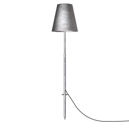 Terraslamp gegalvaniseerd 129-165 cm E27 IP44