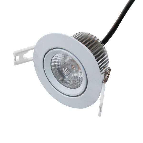 iDual Fortesa spot LED encastrable connecté 7W dimmable nickel