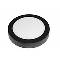 Fantasia FLUKE dimmbares LED-Wandlicht, rund, schwarzer Rand, 18W, 1440 Lumen, warmweiß 3000K