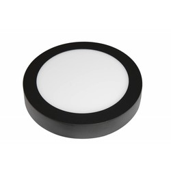 Fantasia FLUKE round wall light black dimmable 3000K