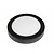 Moderne dimbare plafonniere 18W wit rond zwarte rand