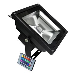 RGB LED floodlight 50W