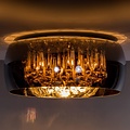 Crystal ceiling lamp glass 40cm Ø or 50cm Ø