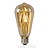 LED carbon filament lamp long dimmable 5W amber or transparent