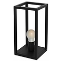 Fantasia Kago lampe de table rustique, pied métal, cuivre ancien, culot E27, hauteur 40,5 cm, ampoule non incluse