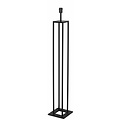 Rustic modern floor lamp black E27