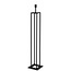 Rustic modern floor lamp black E27