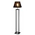 Rustic modern floor lamp black E27