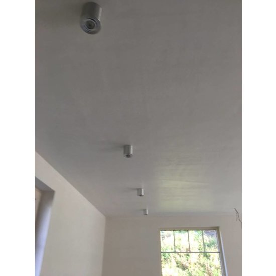 Surface-mounted spot white, gray or black round GU10 90mm