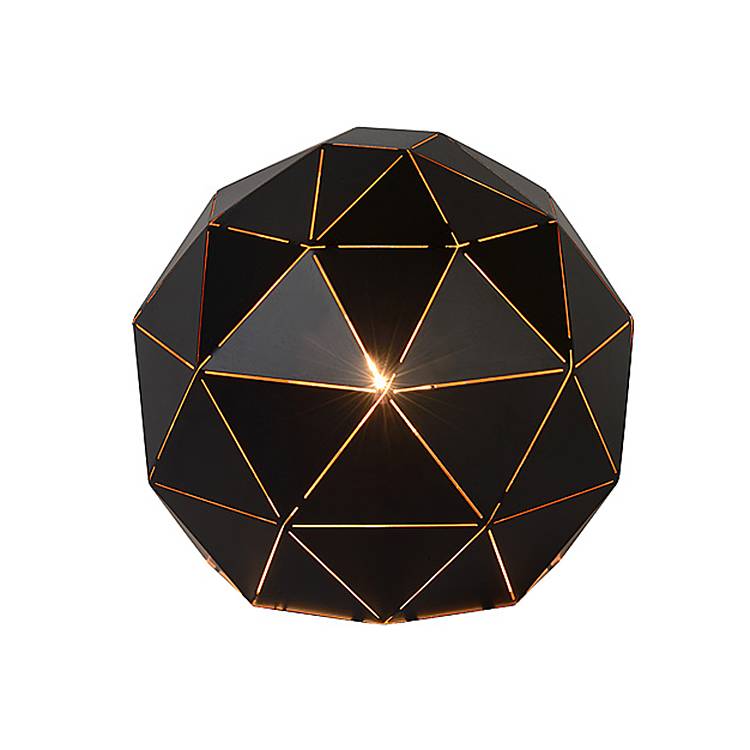 Lampe de salon design à poser noir doré ou blanc 25 cm Ø | Myplanetled