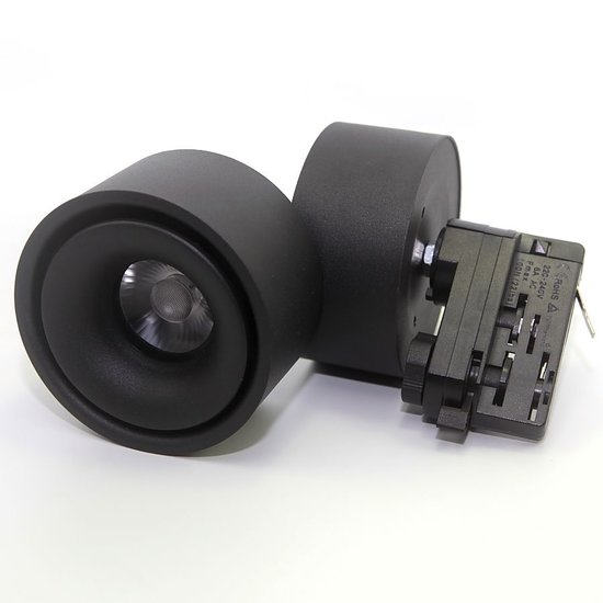 LED railspot wit of zwart 15W