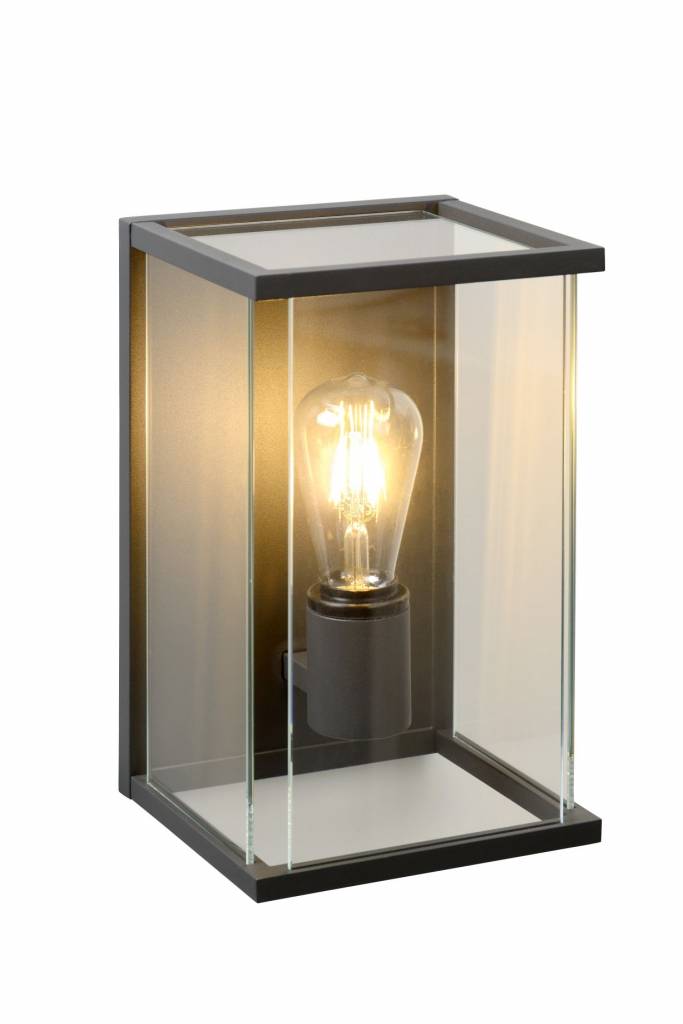 Dempsey St cassette Buitenlamp glas voor wand E27 | My Planet LED
