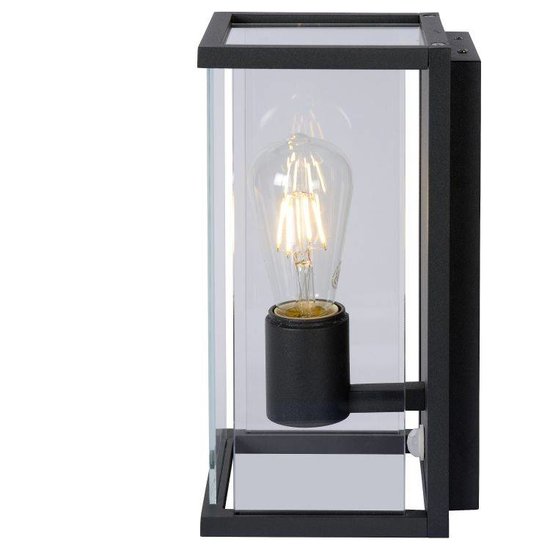 Außenwandleuchte aus Glas E27 mit Sensor
