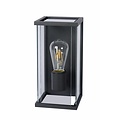 Buitenlamp muur glas E27 met sensor