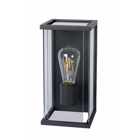 Outdoor lamp wall glass E27 with sensor