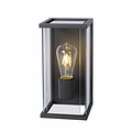 Buitenlamp muur glas E27 met sensor