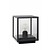 Lampe sur pied d'extérieur en verre E27