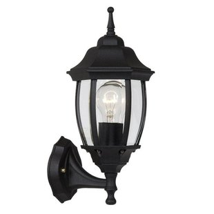 Lantern outdoor wall lamp black E27