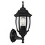 Lantern outdoor wall lamp black E27