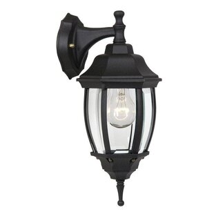 Mooie lantaarn zwarte wandlamp E27