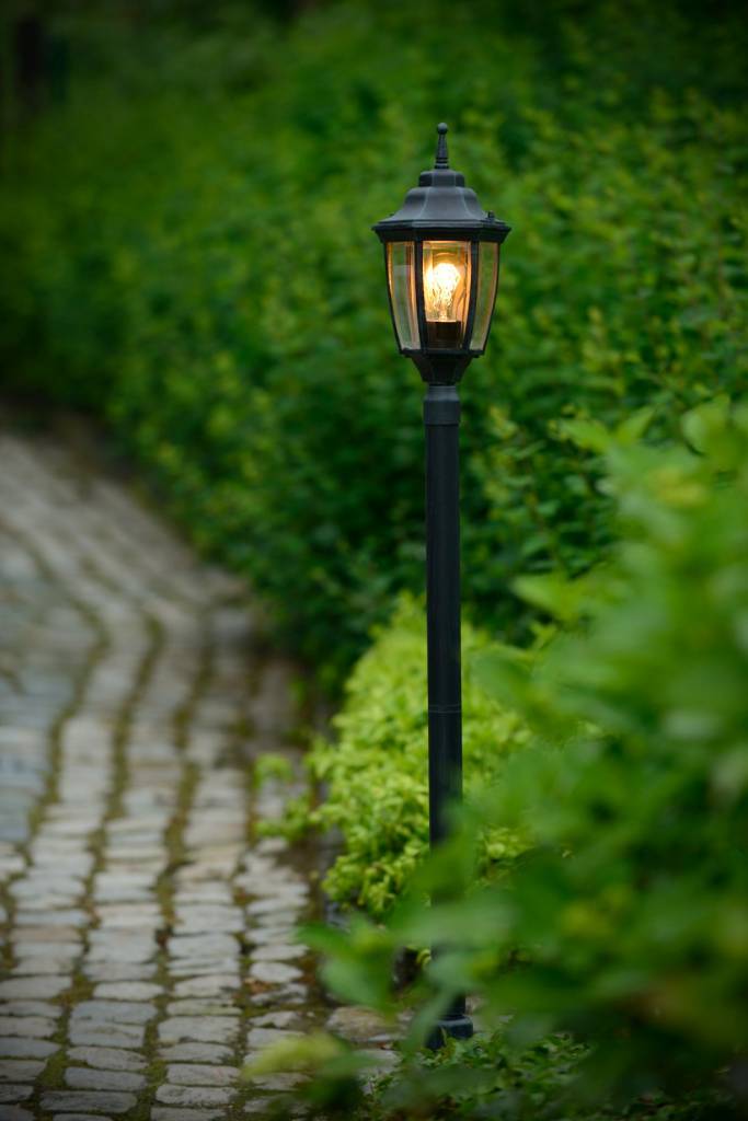 diefstal Weigering Moderniseren Lantaarn tuinverlichting, zwart of antiek groen, 1,2m H, E27 | My Planet LED
