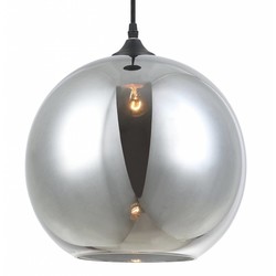 Lampe suspendue en verre au dessus de la table à manger sphère 30cm Ø