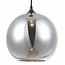 Glass hanging lamp above dining table sphere 30cm Ø
