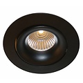 Fantasia Tetiz foco empotrable, aluminio negro, diámetro 105 mm, para GU10 o módulo LED separado