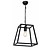 Lampe suspendue noire ou rouille rurale E27 300mm haut