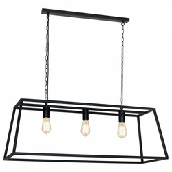 Suspension Fantasia Kago rurale 3x E27 1000mm Ruggine
