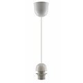Fantasia Fantasia Nina Hängelampe weiß, E27-Fassung für Lampenschirm, 132 cm hoch, Metall
